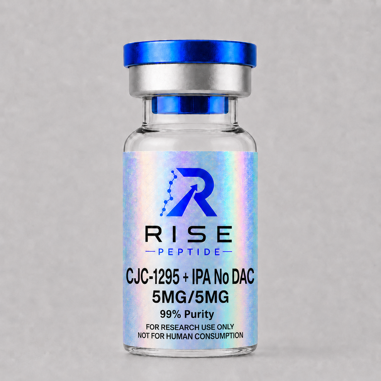 CJC-1295 + Ipamorelin research peptide vial